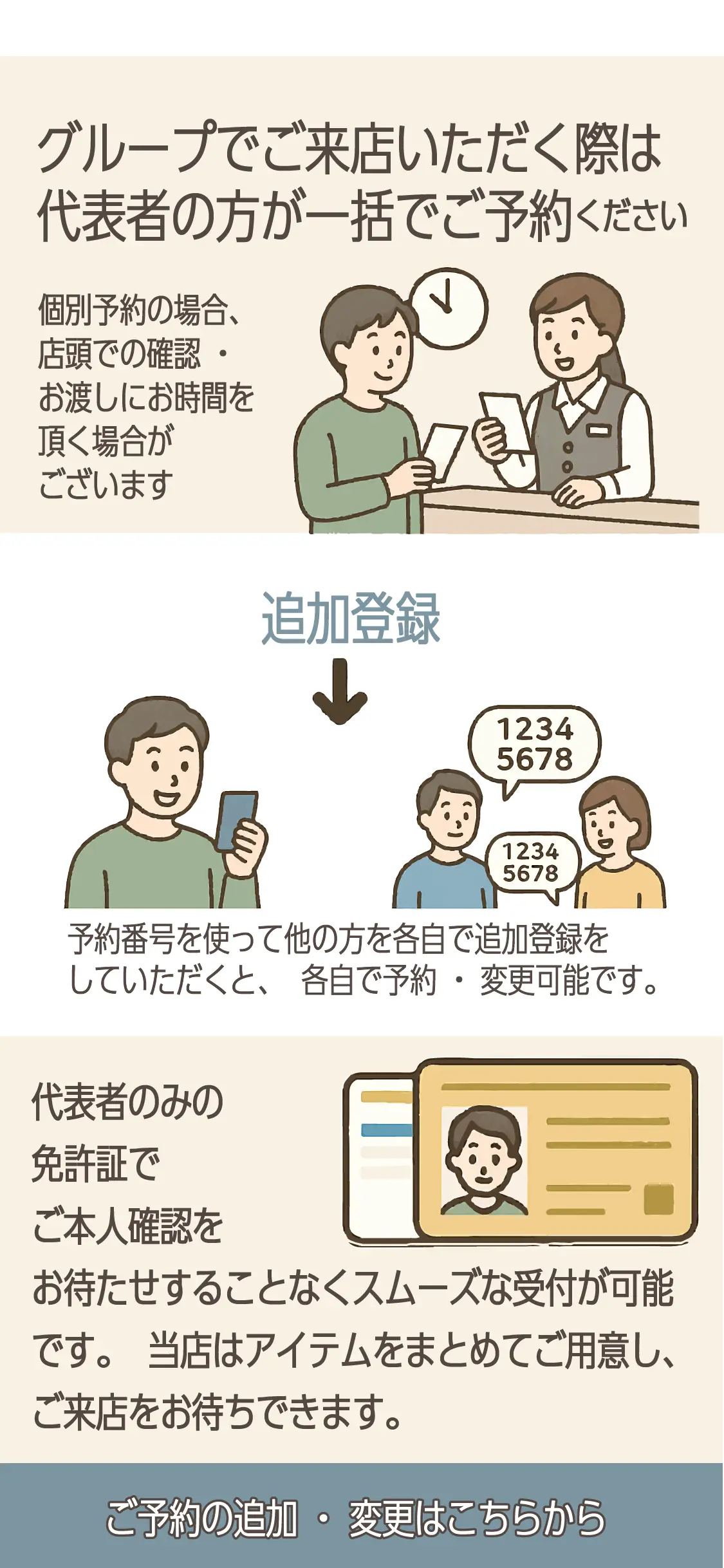 グループ予約